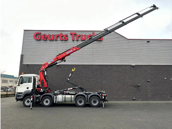 شاحنة ذات خطاف, شاحنة كرين MAN TGS 35.460 8X4 BL+ HYVA 18.55.S HAAKARMSYSTEEM EFFER 395-5 KRAAN/KRAN/CRANE/GRUA: صورة 4
