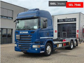 شاحنات الحاويات / جسم علوي قابل للتغيير شاحنة SCANIA G 410