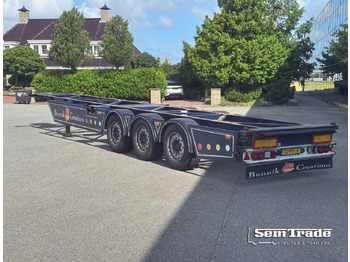 نصف مقطورة لنقل الحاويات Burg BPO 13-27 Ccxlx 40" Galvanised Super Chassis SAF Axles Disc Brakes 2x Lift Axles 3 Pieces IN Stock Super Condition: صورة 2