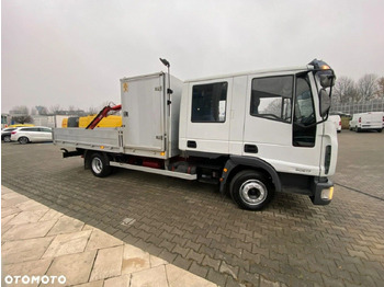 شاحنات مسطحة, شاحنة كرين Iveco Eurocargo ML80E17 / HDS HMF / 1 Owner / Doka: صورة 2
