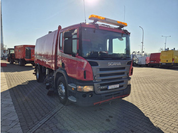 سياره كنس شوارع Scania P230 4X2 / Sweeper / Johnston VX800 / Sprayer / LOW Mileage /: صورة 4