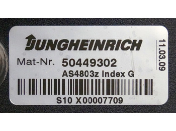 وحدة تحكم الكتروني - معدات المناولة Jungheinrich 50449302 | Stuur regeling Controller AS4803 Z Index G sn.S10X000077: صورة 3