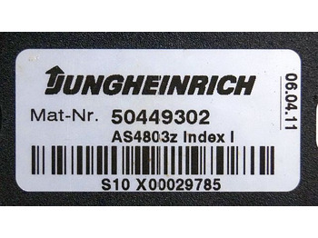 وحدة تحكم الكتروني - معدات المناولة Jungheinrich 50449302 | Stuur regeling Controller AS4803 Z Index I sn.S10X000297: صورة 3