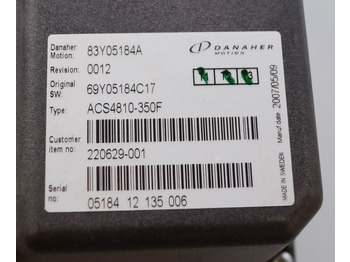 وحدة تحكم الكتروني - معدات المناولة Toyota/BT 220629-001 | Danaher motion AC Superdrive motor controller 83Y05184A A Danaher motion AC Superdrive motor controller 83Y05184A ACS4810-350F Rev 0012 sn. 0518412135006: صورة 2