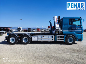 شاحنة قلاب, شاحنة كرين MAN TGS 26.480 6X2 GRUA MULTILIFT: صورة 4