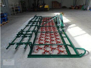 جديدة مسلفة سلسلية Vemac Wiesenschleppe Wiesenstriegel Striegel 4m hydraulisch NEU: صورة 2