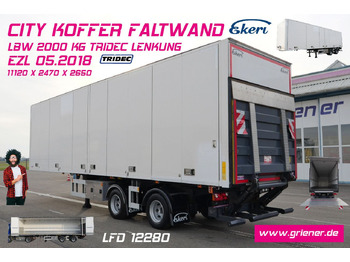 نصف مقطورة صندوق مغلق EKERI