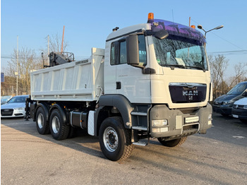 شاحنة قلاب MAN TGS 26.400 Kipper mit Kran Jonsered 6x4: صورة 2