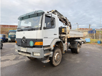 شاحنة قلاب, شاحنة كرين Mercedes-Benz Atego  1828  4x4 Kipper-Kran Atlas: صورة 4