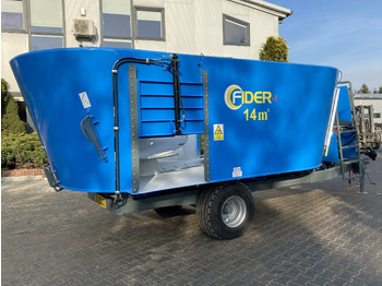 جديدة عربة خلط الأعلاف ZAMET Futtermischwagen / Feed mixer / Melangeuse / Carro miscelatore / Vagoneta 2 sinfines / Кормораздатчик 2 шнека / Wóz paszowy 14 m3: صورة 4