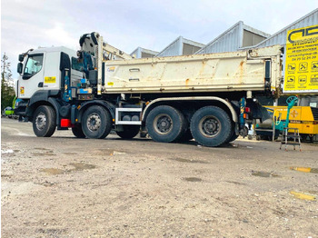 شاحنة قلاب Renault Kerax 8x4 520 BIBENNE CIF GRUE CORMACH: صورة 3