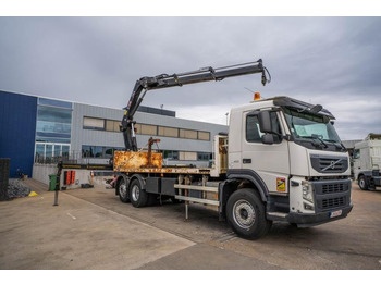 شاحنات مسطحة, شاحنة كرين Volvo FM 410 DXI -6X2+HIAB 24 T/m/2x: صورة 2