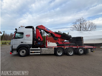 شاحنة كرين 2018 Volvo FM500 Kranbil med HMF 5020K kran + Trailerbygg henger: صورة 3