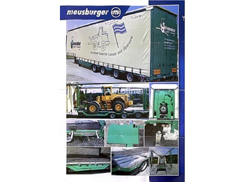 عربة منخفضة مسطحة نصف مقطورة Meusburger Typ: MPG-4 - trailer combine / tractoare / vole - axe viratoare: صورة 5