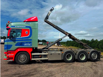 شاحنة ذات خطاف Scania R580 V8 hoglift. Air / Air suspension.: صورة 4