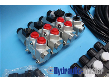 معدات المناولة Hydraulic valve Walvoil 4 section 60 l/min 16gpm 12V with 4 float section + cont Walvoil SDE060/4/AN1: صورة 4