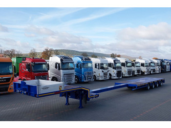 عربة منخفضة مسطحة نصف مقطورة NOOTEBOOM