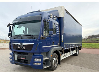 شاحنة ستارة MAN TGM 18.340 / FIRANKA / LIFT / SPROWADZONY / KLIMA POSTOJOWA / 2017 / 9700 ŁADOWNOŚĆ / AUTOMAT / 18 PALET / E6 / WINDA /: صورة 2 شاحنة ستارة MAN TGM 18.340 / FIRANKA / LIFT / SPROWADZONY / KLIMA POSTOJOWA / 2017 / 9700 ŁADOWNOŚĆ / AUTOMAT / 18 PALET / E6 / WINDA /: صورة 2