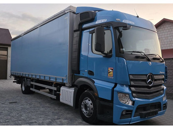 شاحنة ستارة Mercedes-Benz ACTROS 1833 / FIRANKA/ WINDA / 22PALETY / 8760 ŁADOWNOŚĆ / AUTOMAT / DUŻY SILNIK  / SYPIALKA /: صورة 2