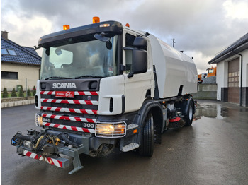 سياره كنس شوارع SCANIA 94G Zamiatarka Kehrmaschine BUCHER L/R Frontbürste 2 Motoren Odchwaszczarka Przednia Szczotka: صورة 2