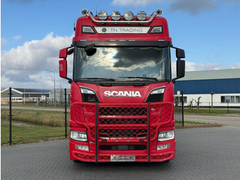 Scania R520 V8 NGS VOLLUCHT, LEER, BULLBAR, ZONDER EGR, BOOGIE. Scania R520 V8 NGS VOLLUCHT, LEER, BULLBAR, ZONDER EGR, BOOGIE.: صورة 4