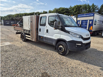 شاحنات مسطحة Iveco Daily 70c17 // med lad og presenning: صورة 4