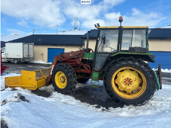 جرار 1981 John Deere 2040 w/ loader, triangle, snow blower, pallet forks and hydraulic unit. WATCH VIDEO.: صورة 2