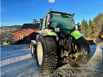 2001 Deutz-Fahr Agrotron 120 4x4 tractor with front loader, 2 sets of tires, snowplow mount, and blade. 2001 Deutz-Fahr Agrotron 120 4x4 tractor with front loader, 2 sets of tires, snowplow mount, and blade.: صورة 4