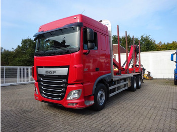 شاحنة قطع الأشجار, شاحنة كرين DAF XF 510 + EPSILON M120Z Holzheckladekran +Greifer: صورة 4