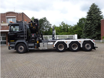 شاحنة ذات خطاف, شاحنة كرين Scania R490 Abroller + HIAB 302E-6 Bj.2021 !Kran TRIDEM: صورة 3