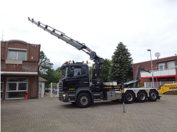 شاحنة ذات خطاف, شاحنة كرين Scania R490 Abroller + HIAB 302E-6 Bj.2021 !Kran TRIDEM: صورة 2