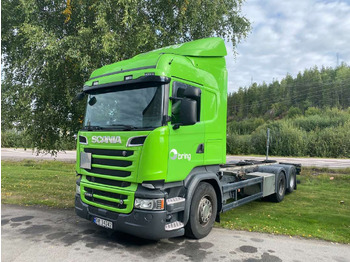 شاحنات الحاويات / جسم علوي قابل للتغيير شاحنة SCANIA R 520