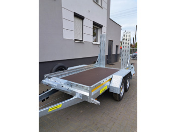 جديدة مقطورة لنقل المعدات PRZYCZEPA LAWETA DO MINIKOPARKI Z NAJAZDAMI STALOWYMI, DMC 2700 KG / MINI EXCAVATOR TRANSPORTER TRAILER WITH STEEL RAMPS, DMC 2700 KG: صورة 3