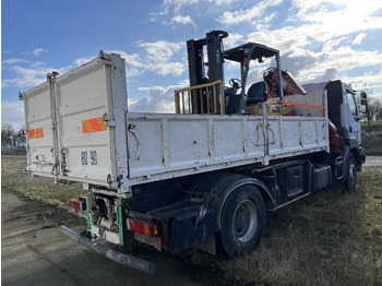 شاحنة قلاب, شاحنة كرين RENAULT Kerax 370dci 4x2 19T benne grue: صورة 4