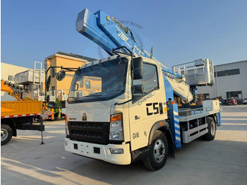 جديدة منصة تلسكوبية محمولة على شاحنة SINOTRUK HOWO 45ft-69ft: صورة 3