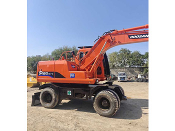 حفارة دولاب Used Doosan DH150W-7 Model Wheel Excavator Second Hand Machine Popular Brand Korean Doosan Hydraulic Machinery: صورة 2