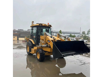 جرافة حفار Used Wheel Loader CAT420F Caterpillar 420F Construction Machinery Mini Wheel Skid Steer Loader in Stock: صورة 4