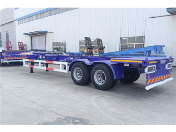 نصف مقطورة لنقل الحاويات