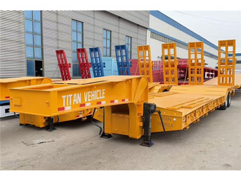 عربة منخفضة مسطحة نصف مقطورة TITAN