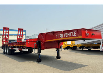 عربة منخفضة مسطحة نصف مقطورة TITAN