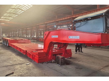 عربة منخفضة مسطحة نصف مقطورة TITAN