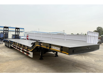 جديدة عربة منخفضة مسطحة نصف مقطورة لنقل المعدات الثقيلة TITAN 4 Axle Lowbed Trailer for Sale in Mali: صورة 2