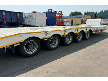 جديدة عربة منخفضة مسطحة نصف مقطورة TITAN 5 Axle 100 Ton Low Bed Trailer for Sale In Tanzania: صورة 3