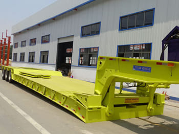 TITAN 60T Detach Lowboy Gooseneck for Sale in Congo TITAN 60T Detach Lowboy Gooseneck for Sale in Congo: صورة 1