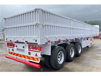 جديدة نصف مقطورة مسطحة لنقل البضائع الحرة TITAN Tri Axle Dropside Trailer For Sale In Nigeria Lagos: صورة 2