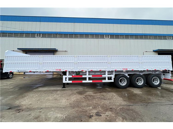 جديدة نصف مقطورة مسطحة لنقل البضائع الحرة TITAN Tri Axle Dropside Trailer For Sale In Nigeria Lagos: صورة 4