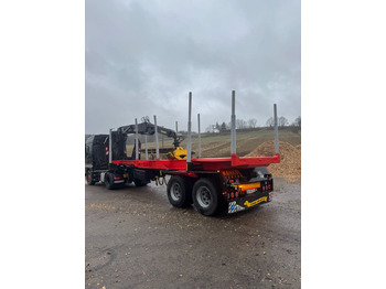 نصف مقطورة اخشاب