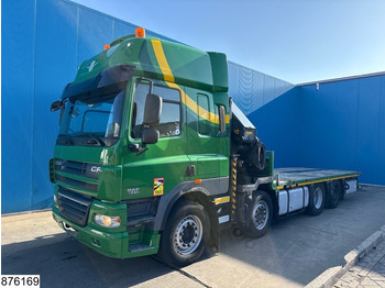 شاحنات مسطحة, شاحنة كرين DAF CF 410 8x2, EURO 5, Palfinger, Steerling, Remote,Retarder: صورة 4