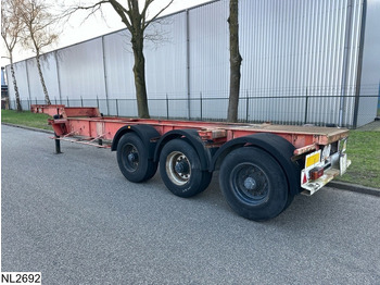 نصف مقطورة لنقل الحاويات Fruehauf Container 20 FT, Steel suspension: صورة 4