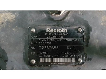 نظام الهيدروليك Rexroth A4VG71DA1D4/32R - Drive pump/Fahrpumpe/Rijpomp: صورة 3